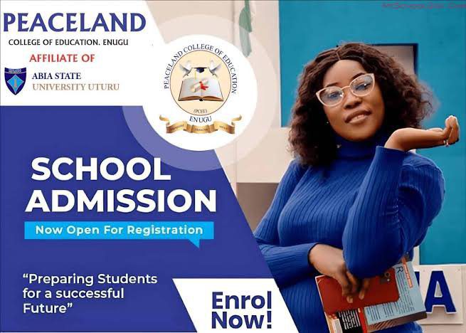 PeaceLand College of Education Admission Form 2023/2024 Released